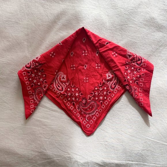 Vintage Accessories - vintage colorfast bandana